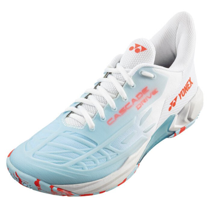 Yonex Power Cushion Cascade Drive Unisex Indoor Shoes - White/Water Blue