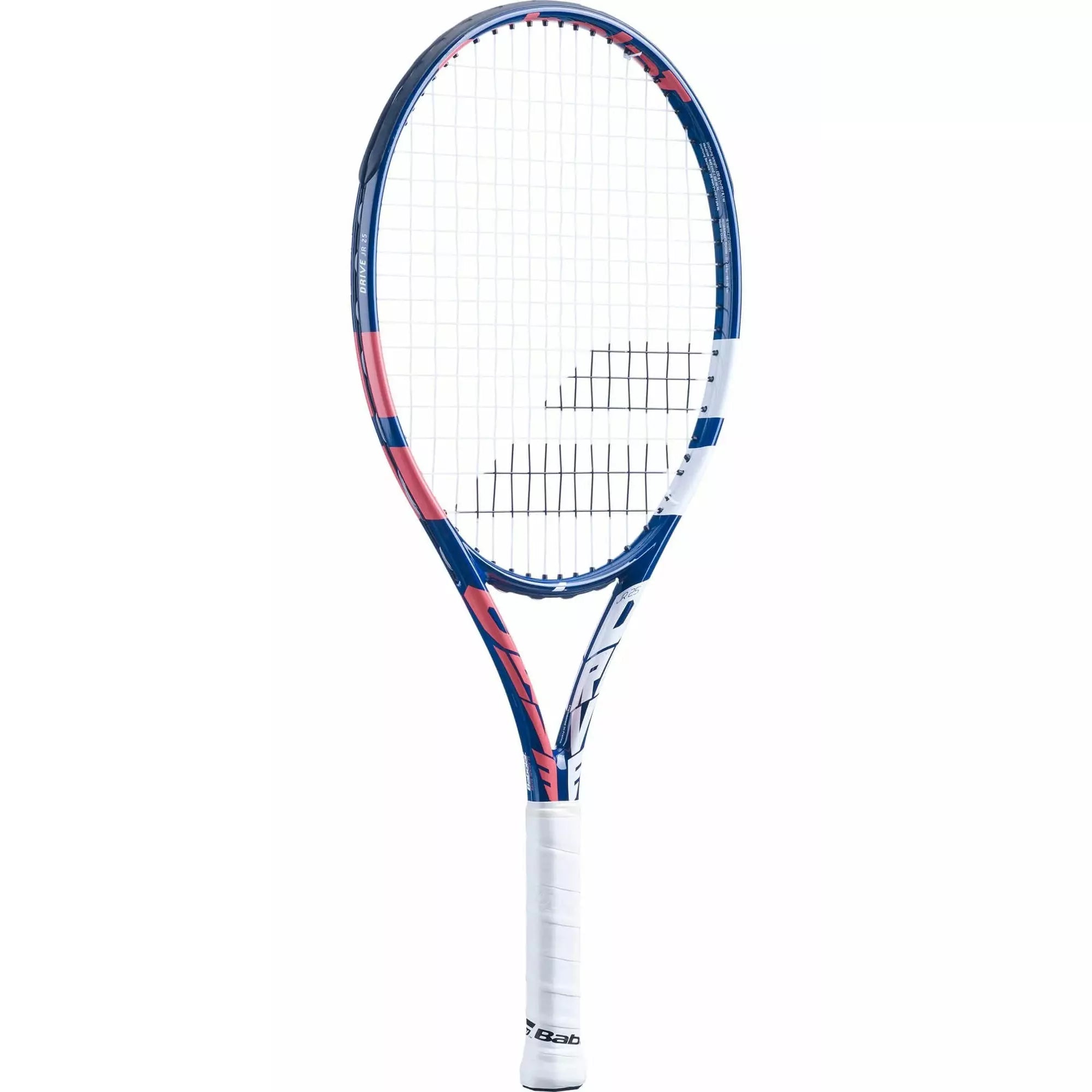 Babolat Drive 25 Inch Girls Tennis Racket - Coral/Blue