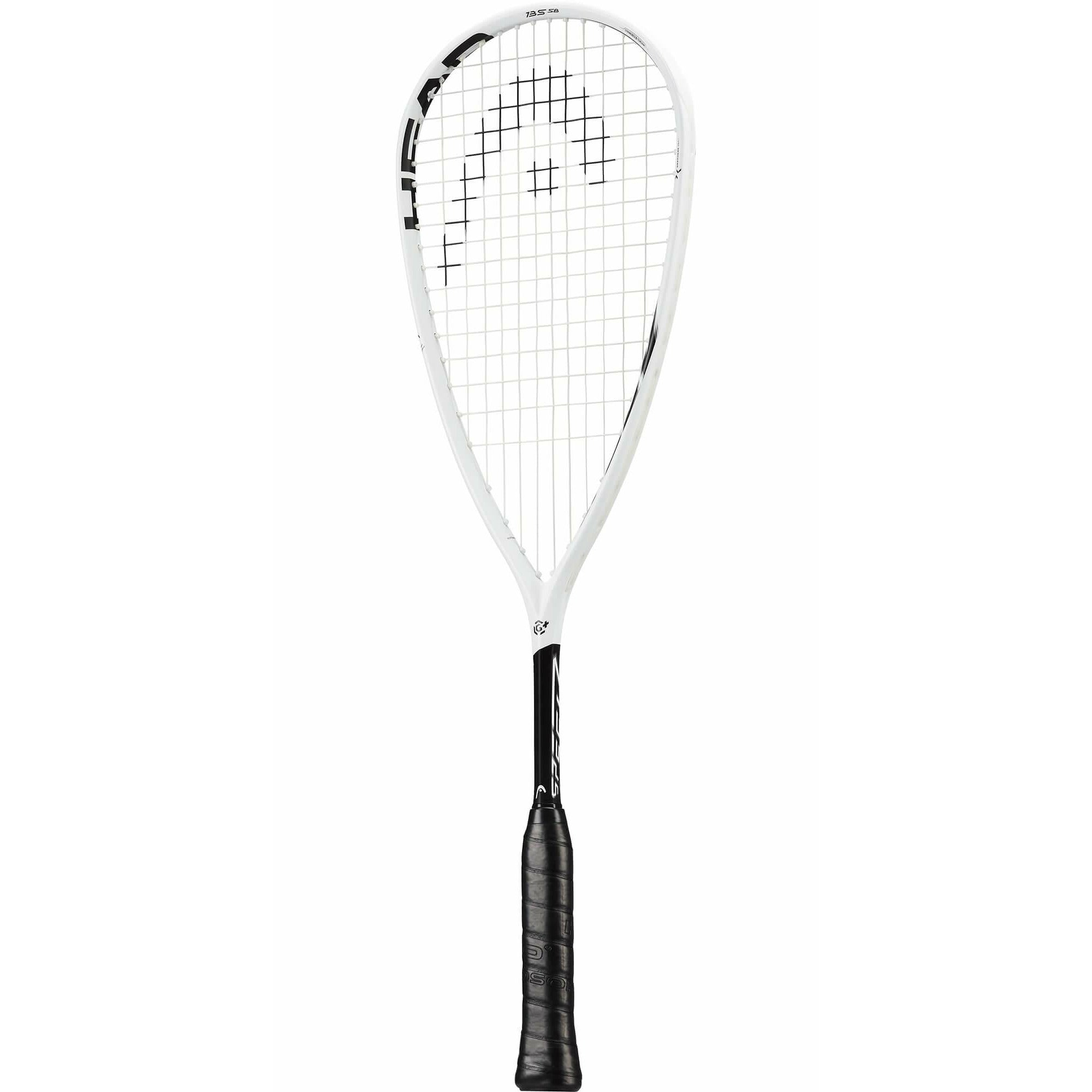 HEAD Graphene 360+ Speed 135 Slim Body Squash Racket - Black/White