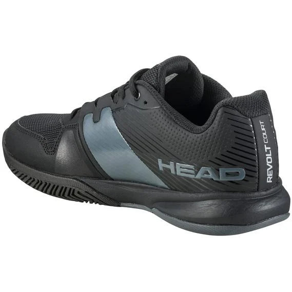 Head Mens Revolt Court Tennis Shoes - Black/Grey