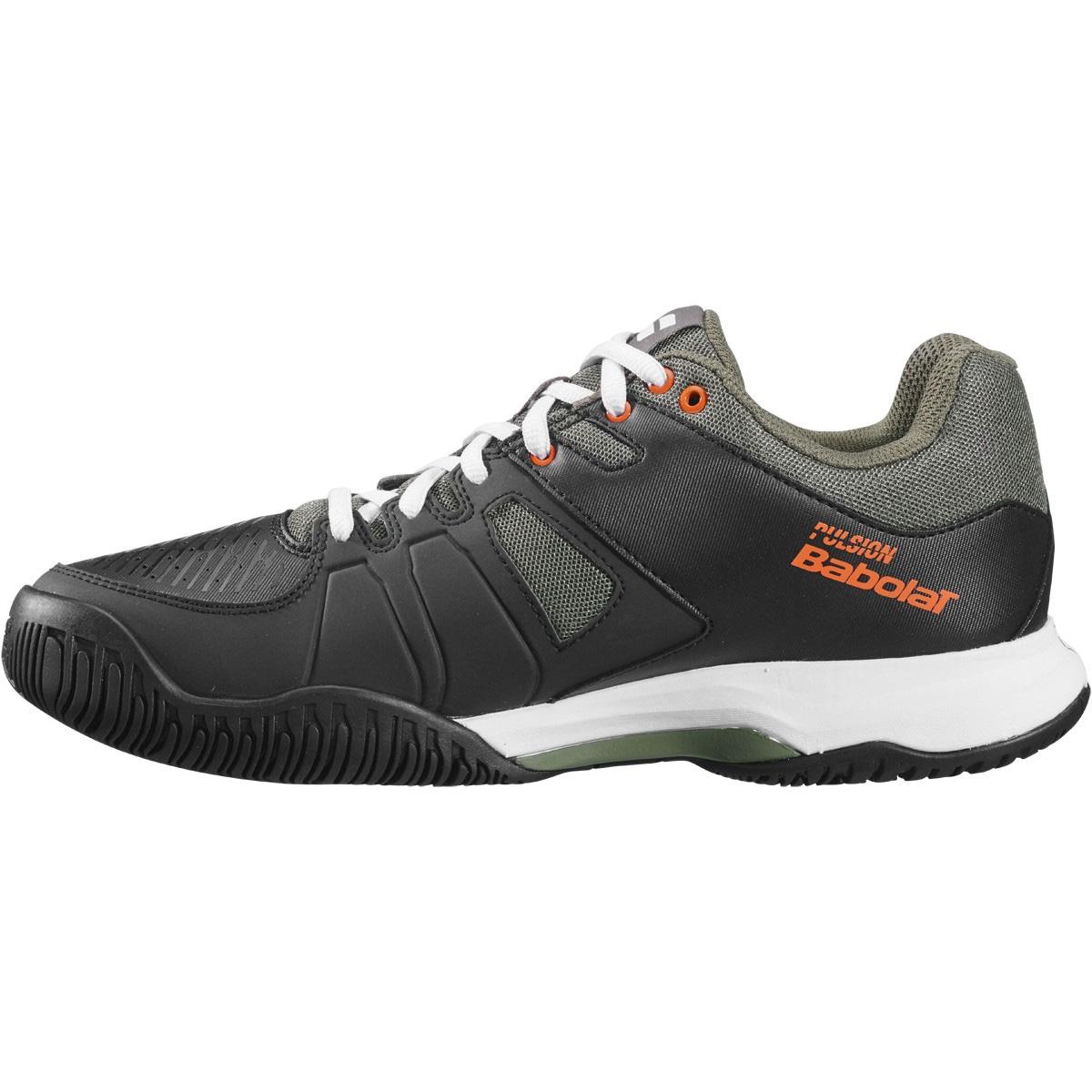 Babolat Mens Pulsion Tennis Shoes - Black/Olive