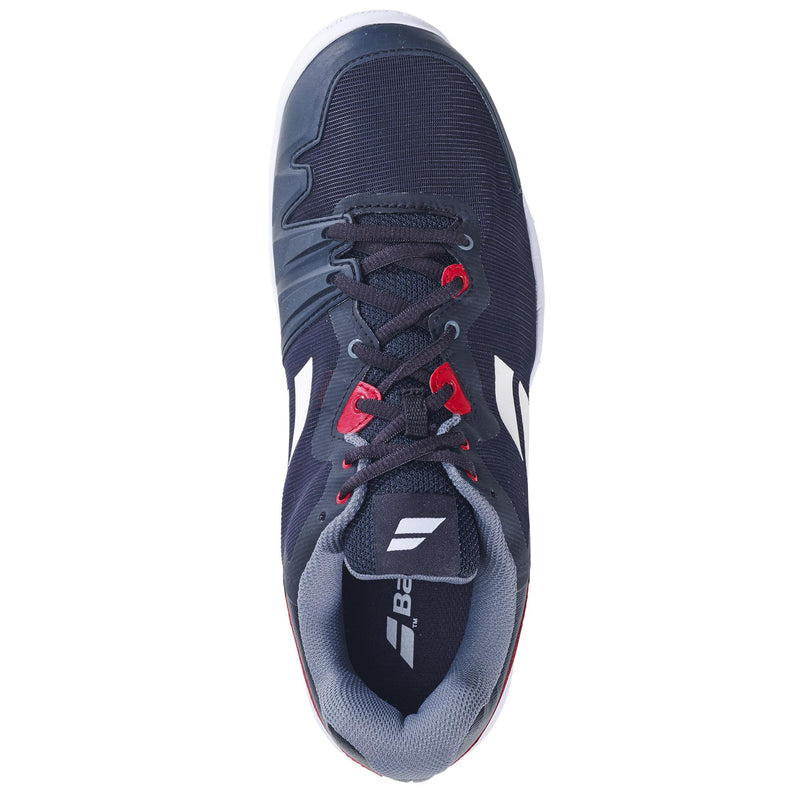 Babolat SFX3 All-Court Men Tennis Shoe - Black/Poppy Red