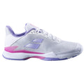 Babolat Womens Jet Tere Tennis Shoes - White/Lavender