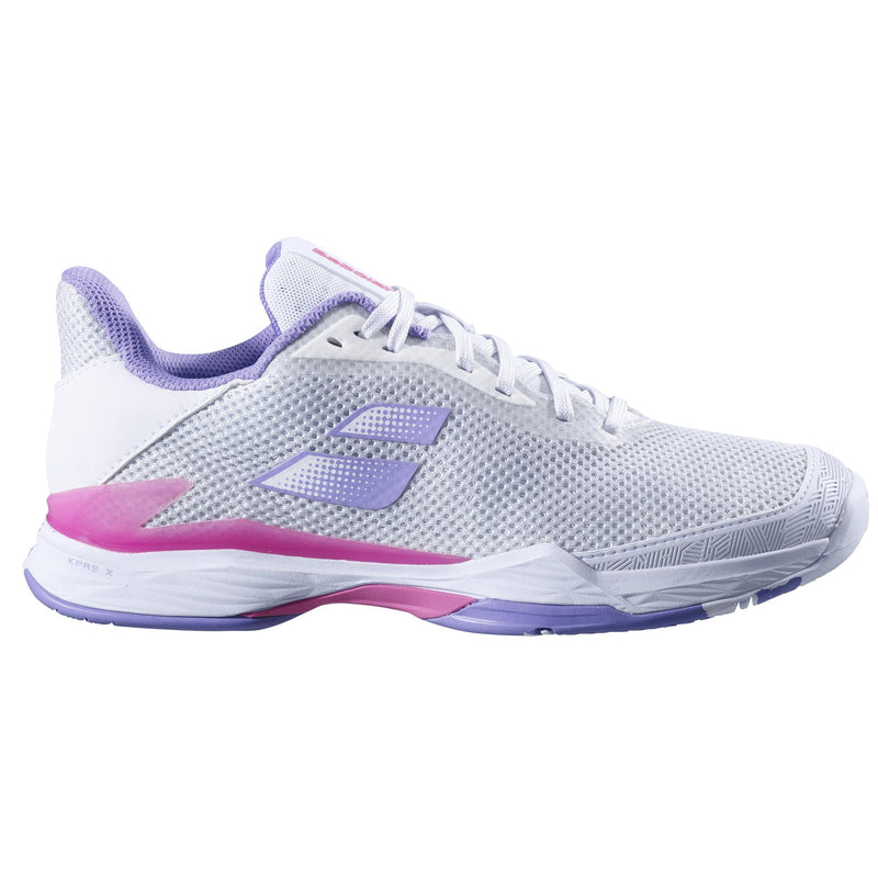 Babolat Womens Jet Tere Tennis Shoes - White/Lavender