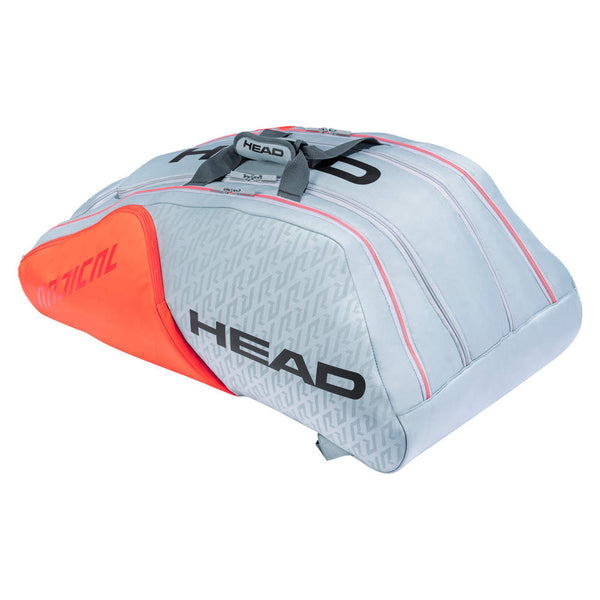 Head Radical Monstercombi 12 Racket Bag - Red/Grey