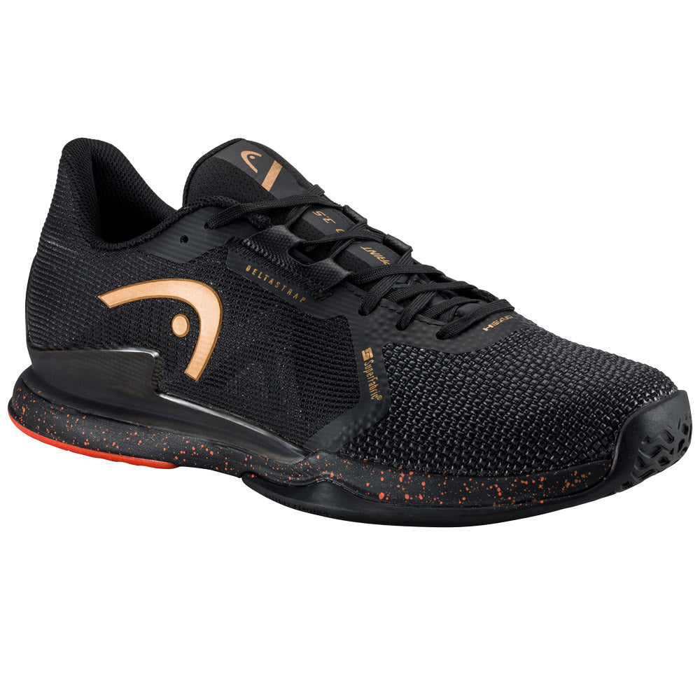 Head Mens Sprint Pro 3.5 SF Tennis Shoes - Black/Orange
