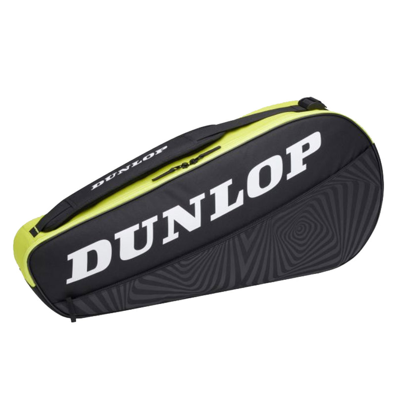 Dunlop SX Club 3 Racket Bag (Black-Yellow)