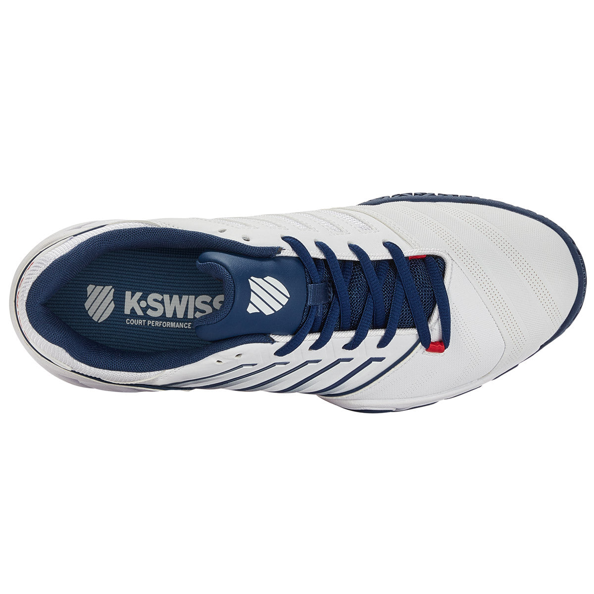 K-Swiss Bigshot Light 4 Omni Mens Tennis Shoes - Blue Opal/White/Lollipop