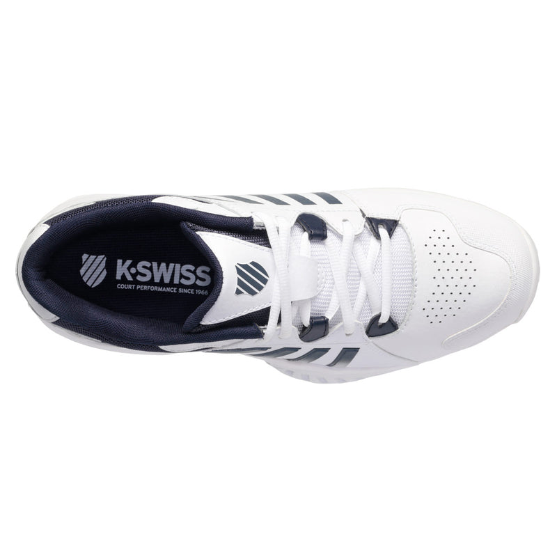 K-Swiss Mens Receiver V Omni Tennis Shoes - White Peacoat Silver