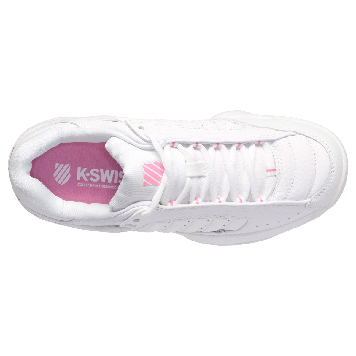 K-Swiss Defier RS Womens Tennis Shoes - White-Sachet Pink