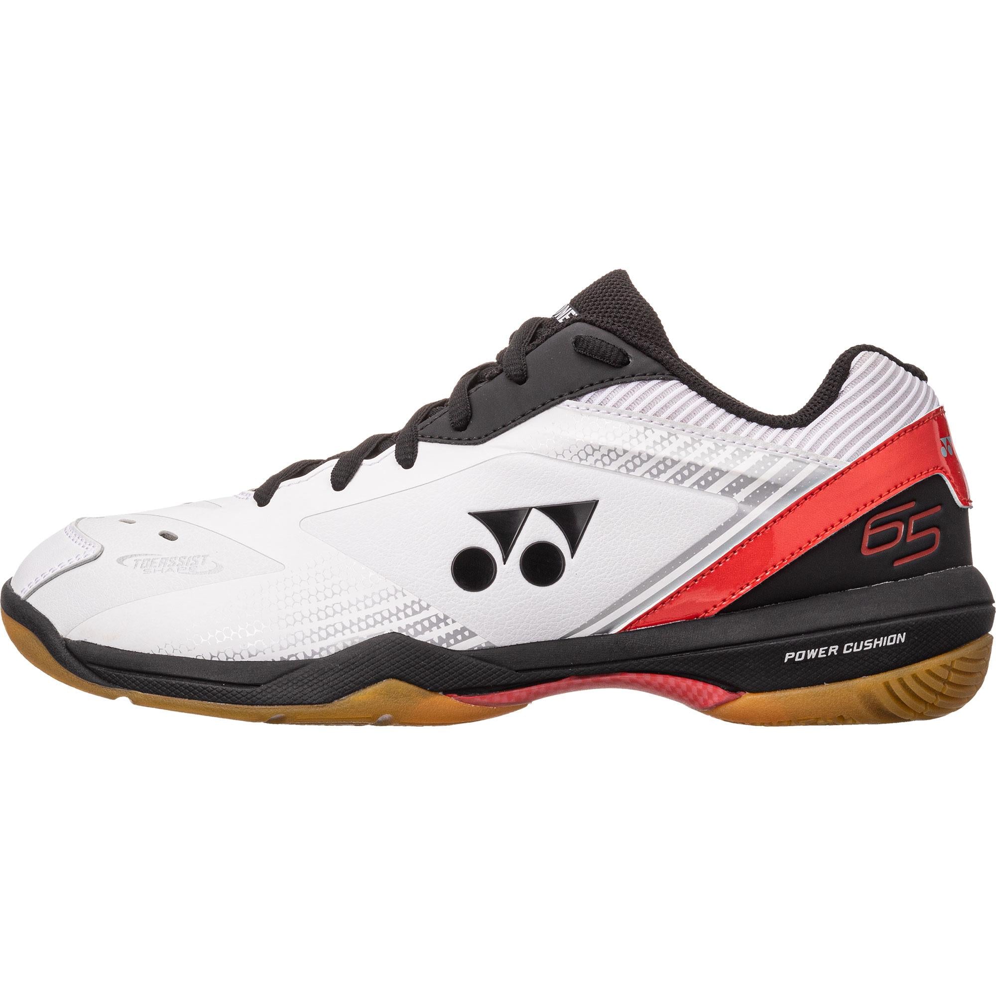 Yonex Mens 65 Z3 Badminton Shoes White Red