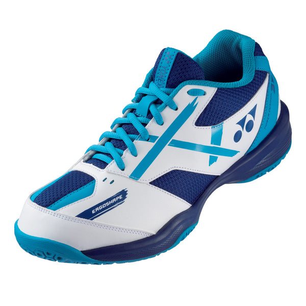 Yonex Power Cushion 39 Badminton Shoes Junior - White/Blue