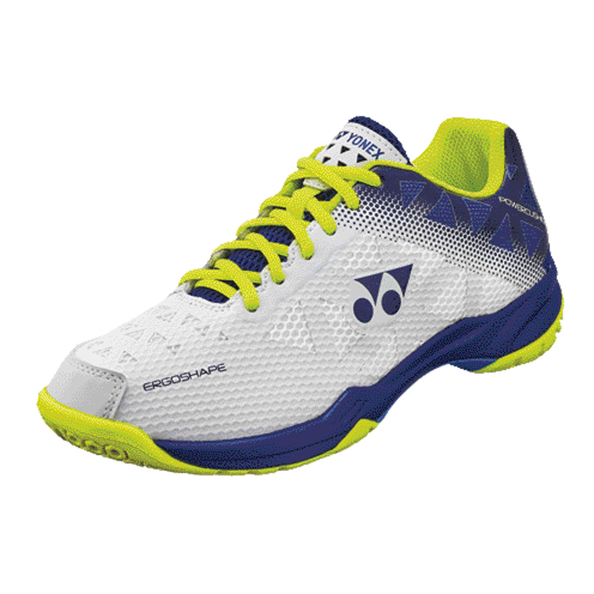 Yonex Mens Power Cushion 50 Badminton Shoes - White/Blue