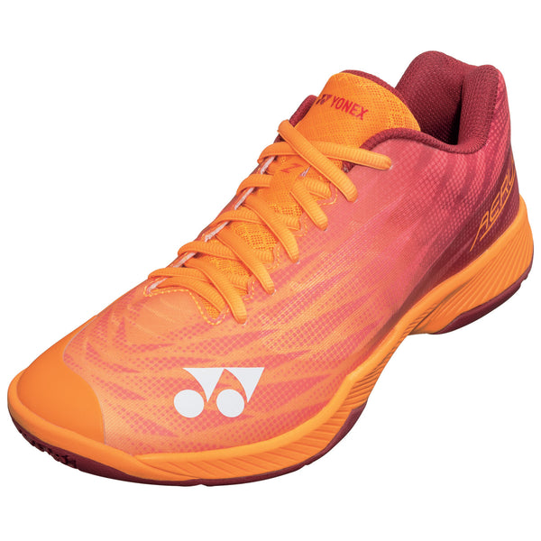 Yonex Mens Aerus Z2 Badminton Shoes - Orange/Red