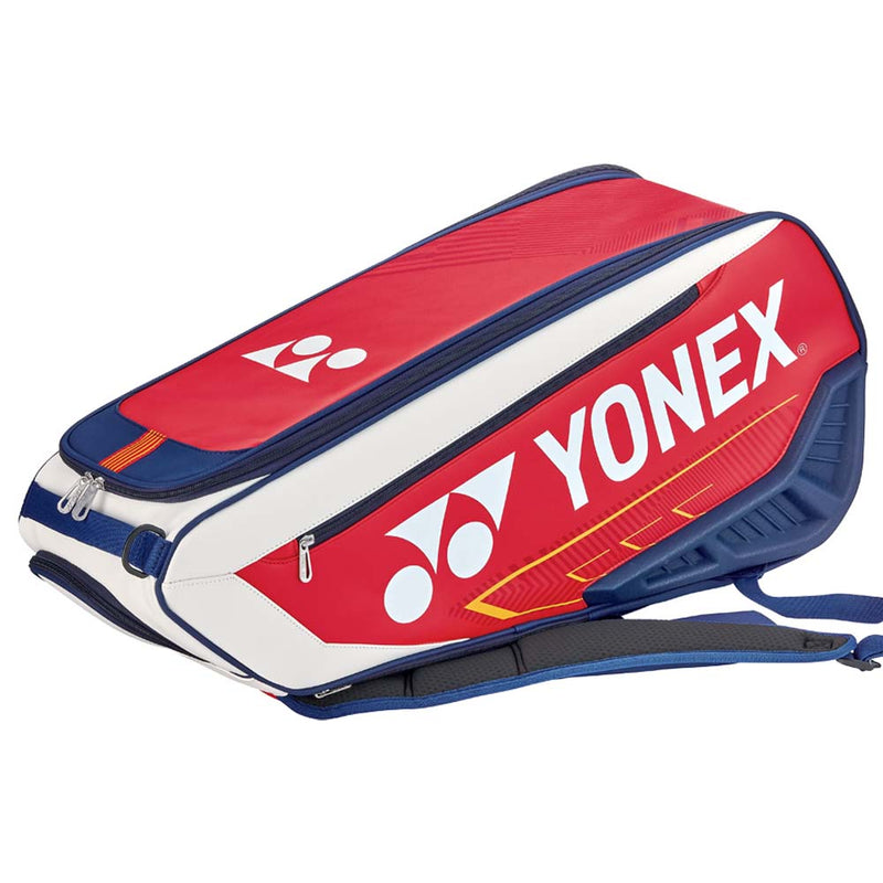 Yonex Expert 02326 6 Racket Bag (2023) - White/Red/Navy