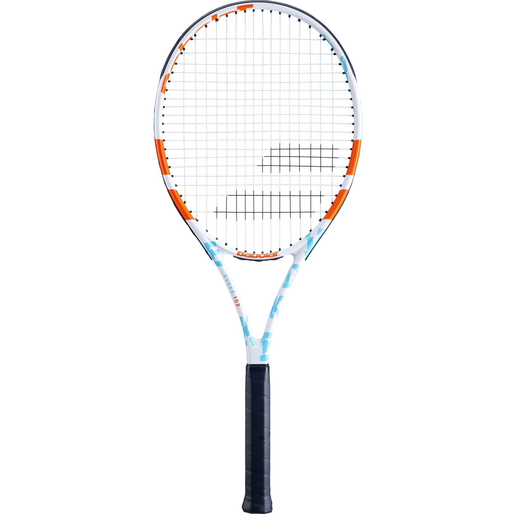 Babolat Evoke 102 Womens Tennis Racket - White/Orange