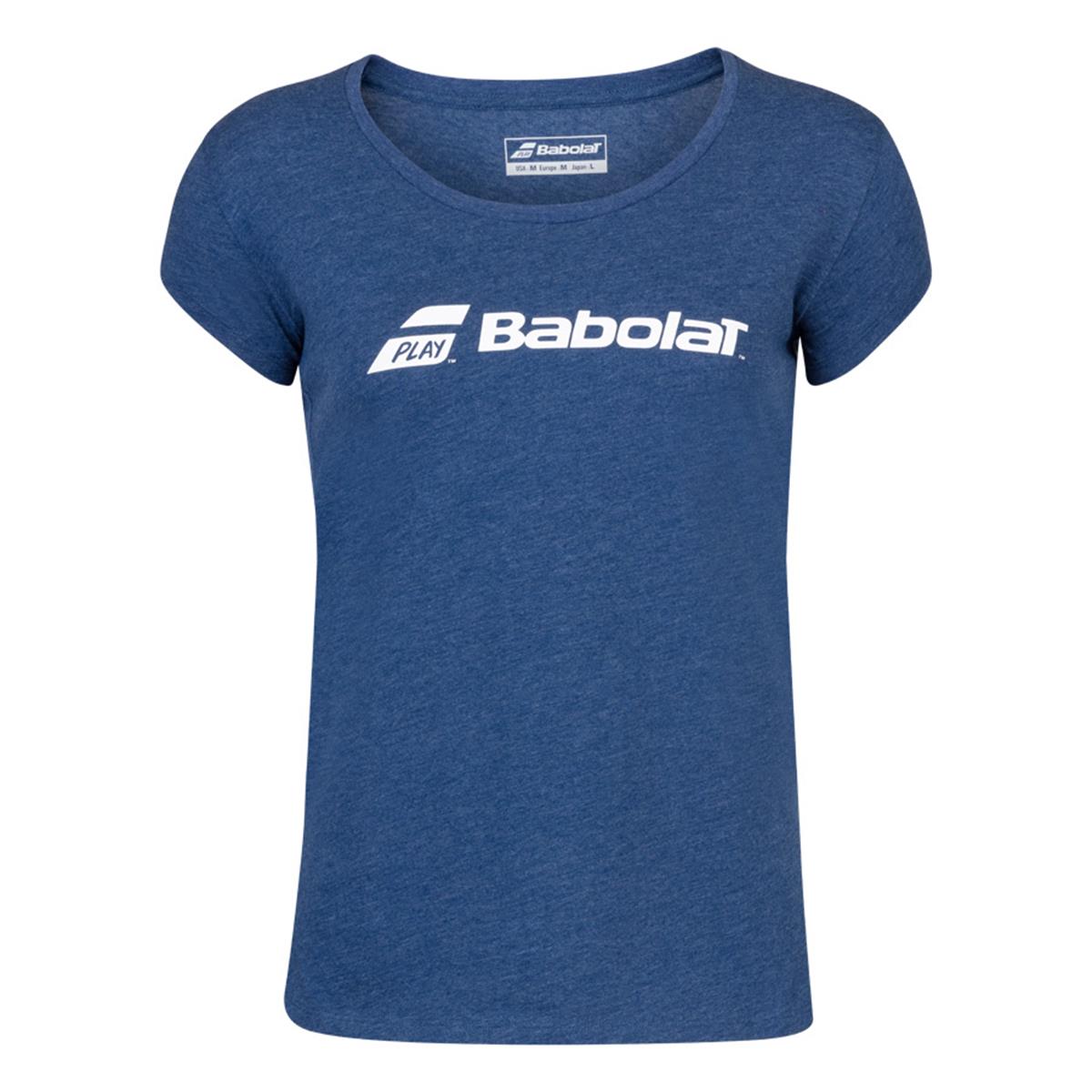 Babolat Exercise Womens Tee - Estate Blue Heather