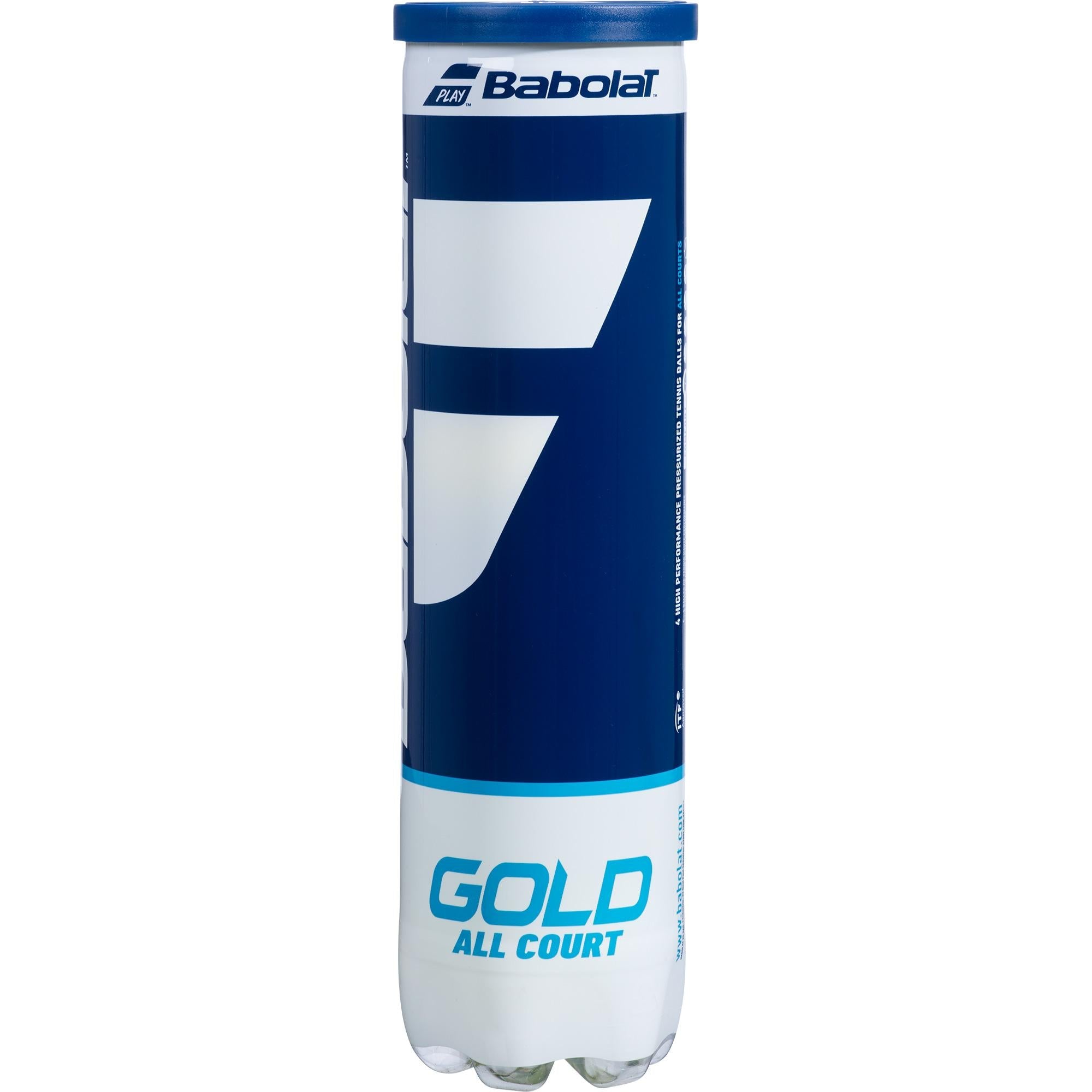 Babolat Gold All Court Tennis Balls (4 Ball Can)