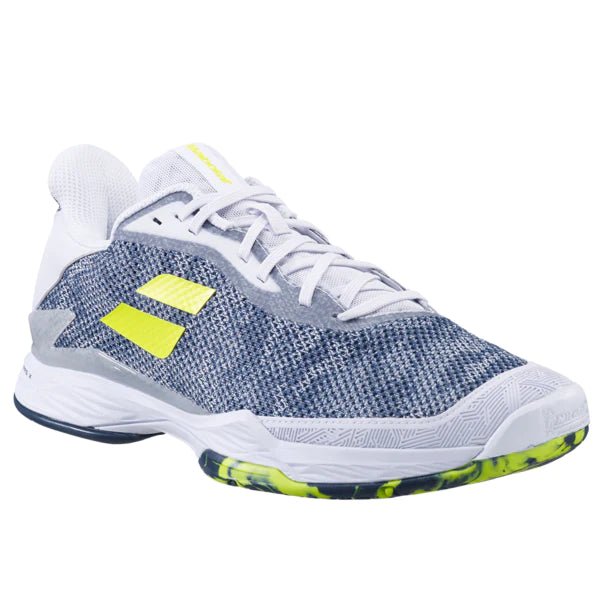 Babolat Mens Jet-Tere All-Court Tennis Shoes - White/Dark Blue