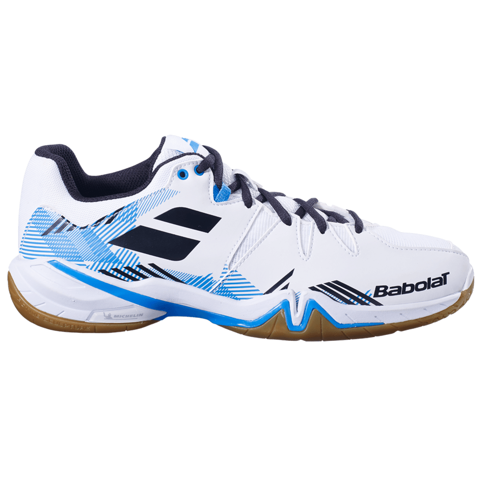 Babolat Mens Shadow Spirit Badminton Shoes (2023) - White/Black