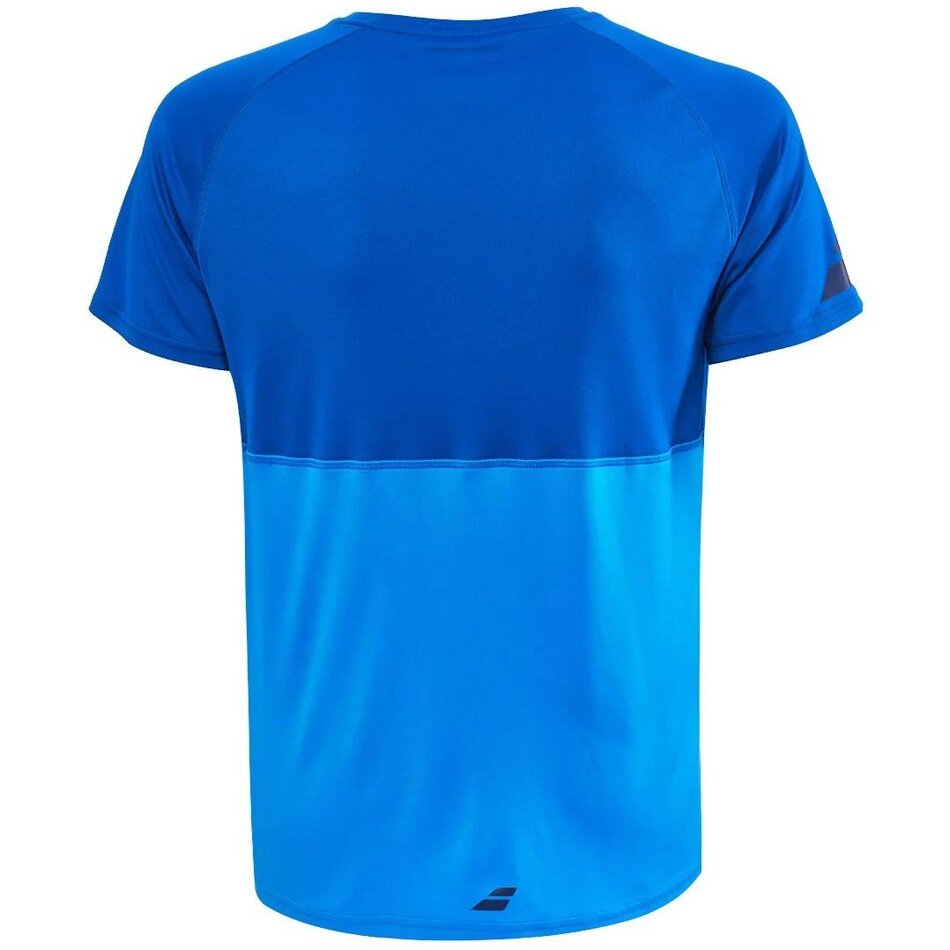 Babolat Play Crew Neck Tee Men Shirt - Blue/Aster