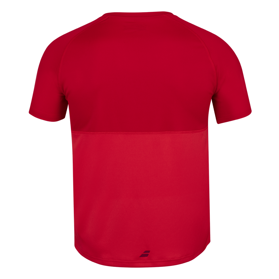 Babolat Play Crew Neck Tee Men Shirt - Tomato/Red