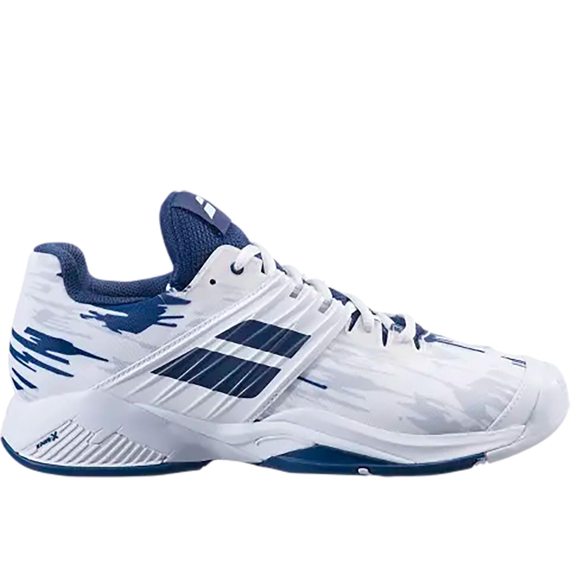 Babolat Propulse Fury All Court Mens Shoes - White/Estate Blue