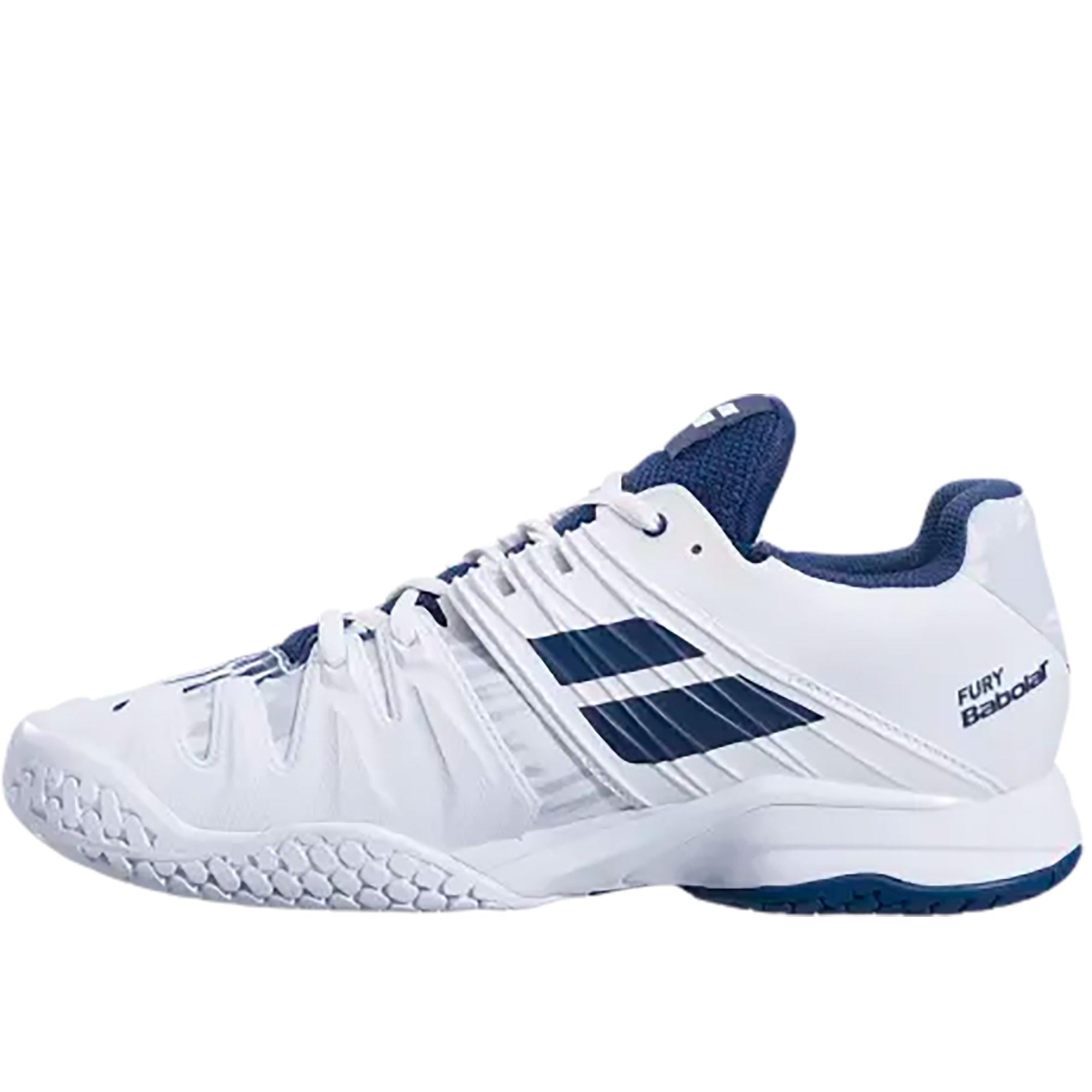 Babolat Propulse Fury All Court Mens Shoes - White/Estate Blue