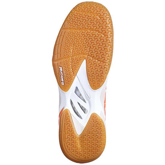 Babolat Shadow Tour Men Badminton Shoes- White/Silver/Grey