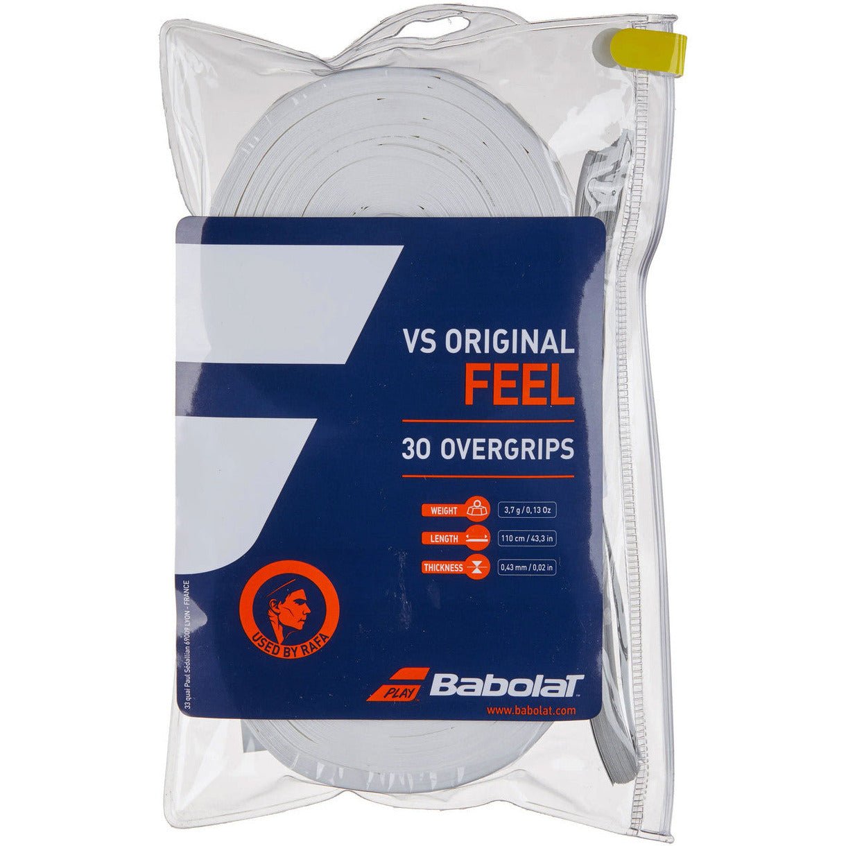 Babolat VS Overgrip (30 Pack) - White