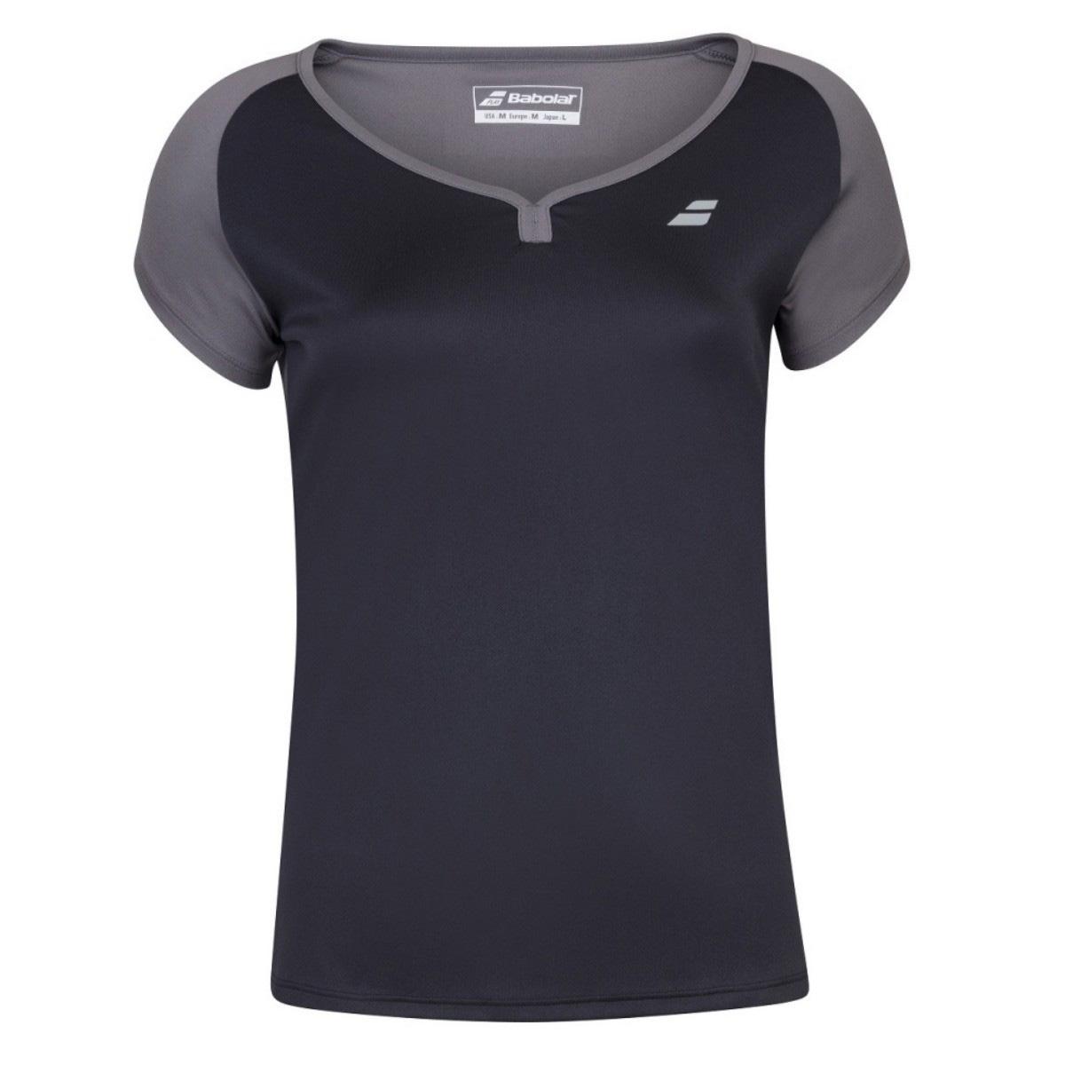 Babolat Womens Play Cap Sleeve Top - Black