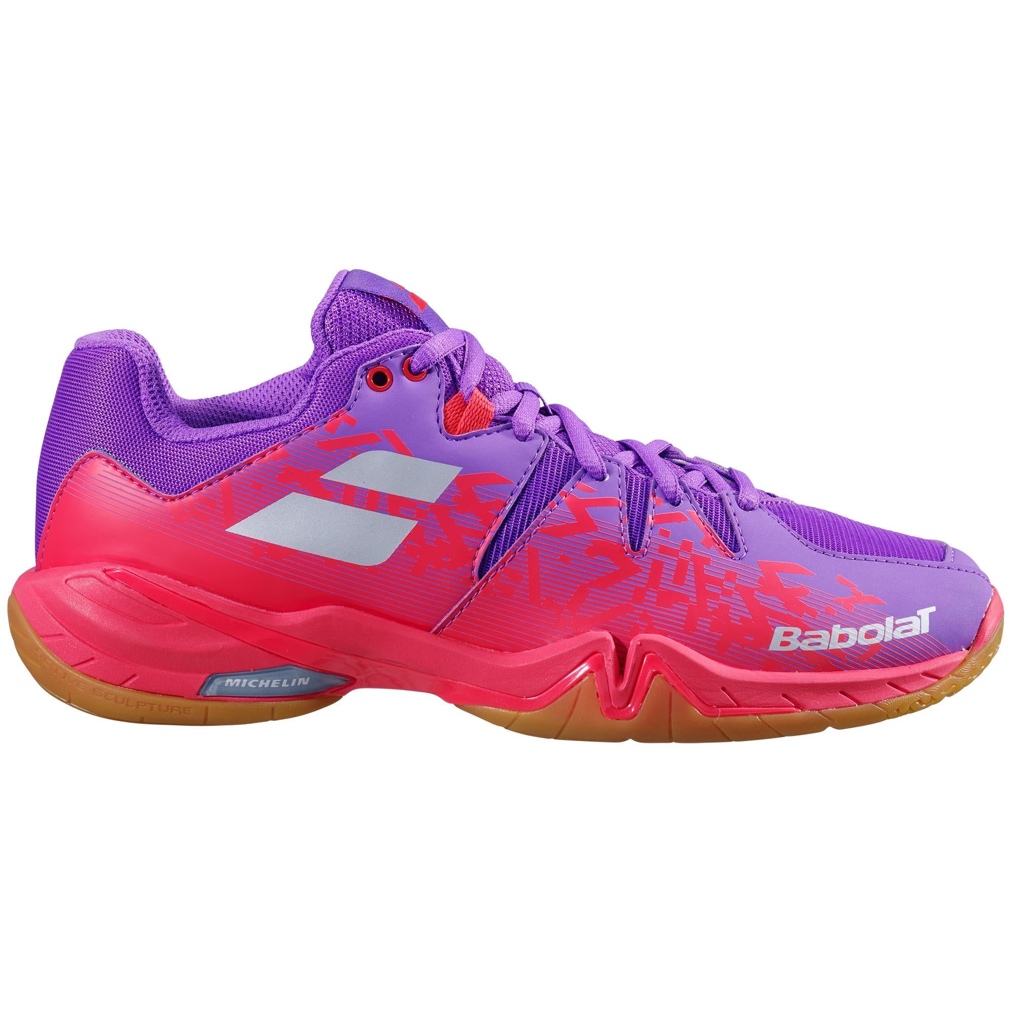 Babolat Womens Shadow Spirit Badminton Shoes - Pink/Purple