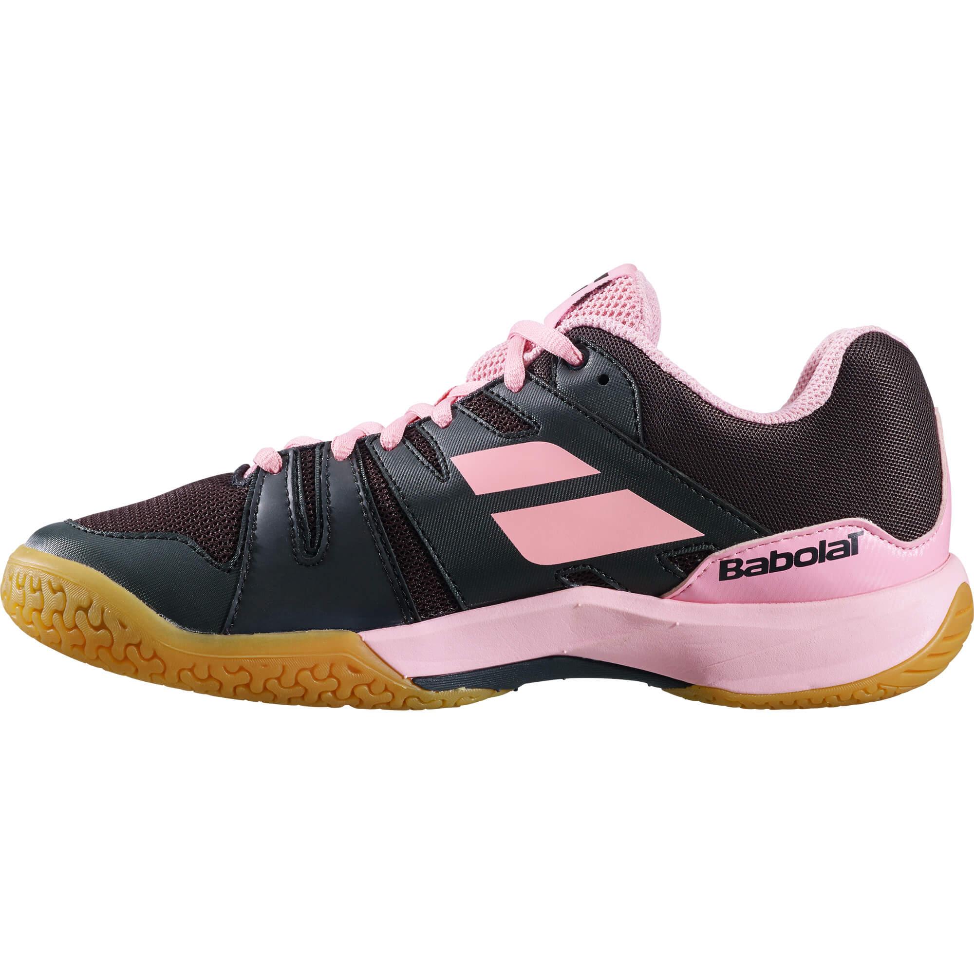 Babolat Womens Shadow Team Badminton Shoes - Black/Peony