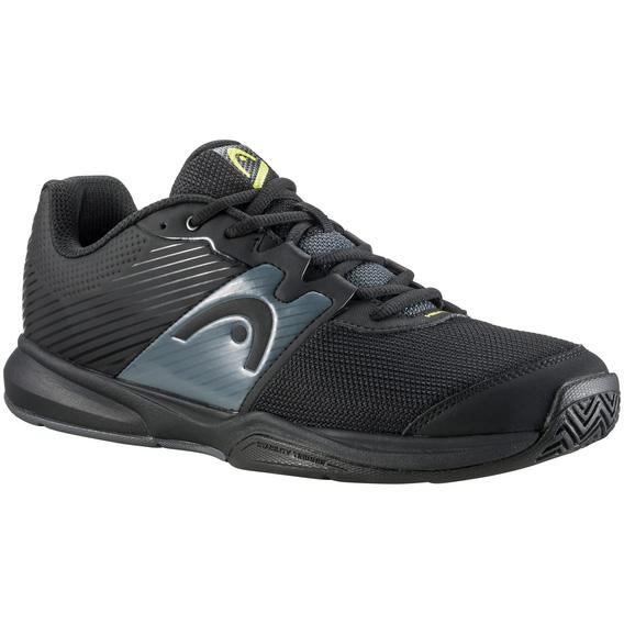 Head Mens Revolt Court Tennis Shoes - Black/Grey