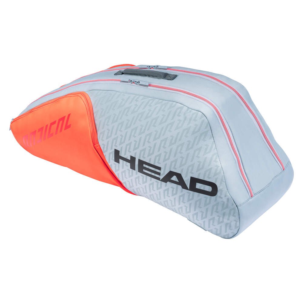 Head Radical Monstercombi 6 Racket Bag - Red/Grey