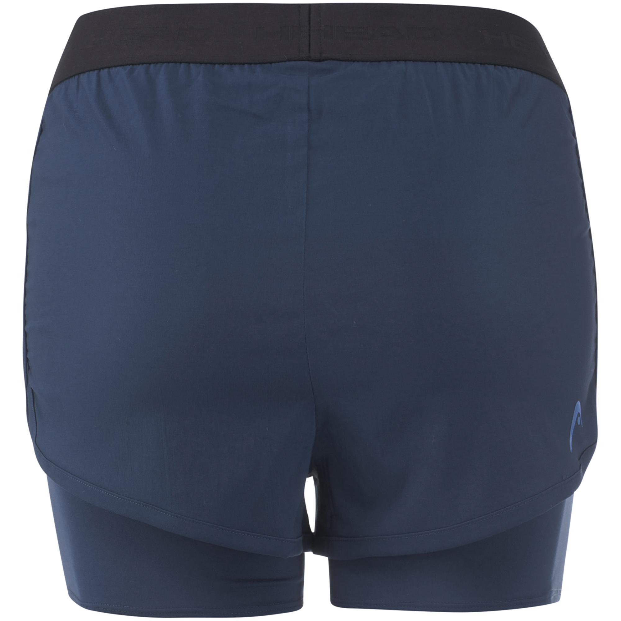 Head Womens Vision Shorts front- Navy 