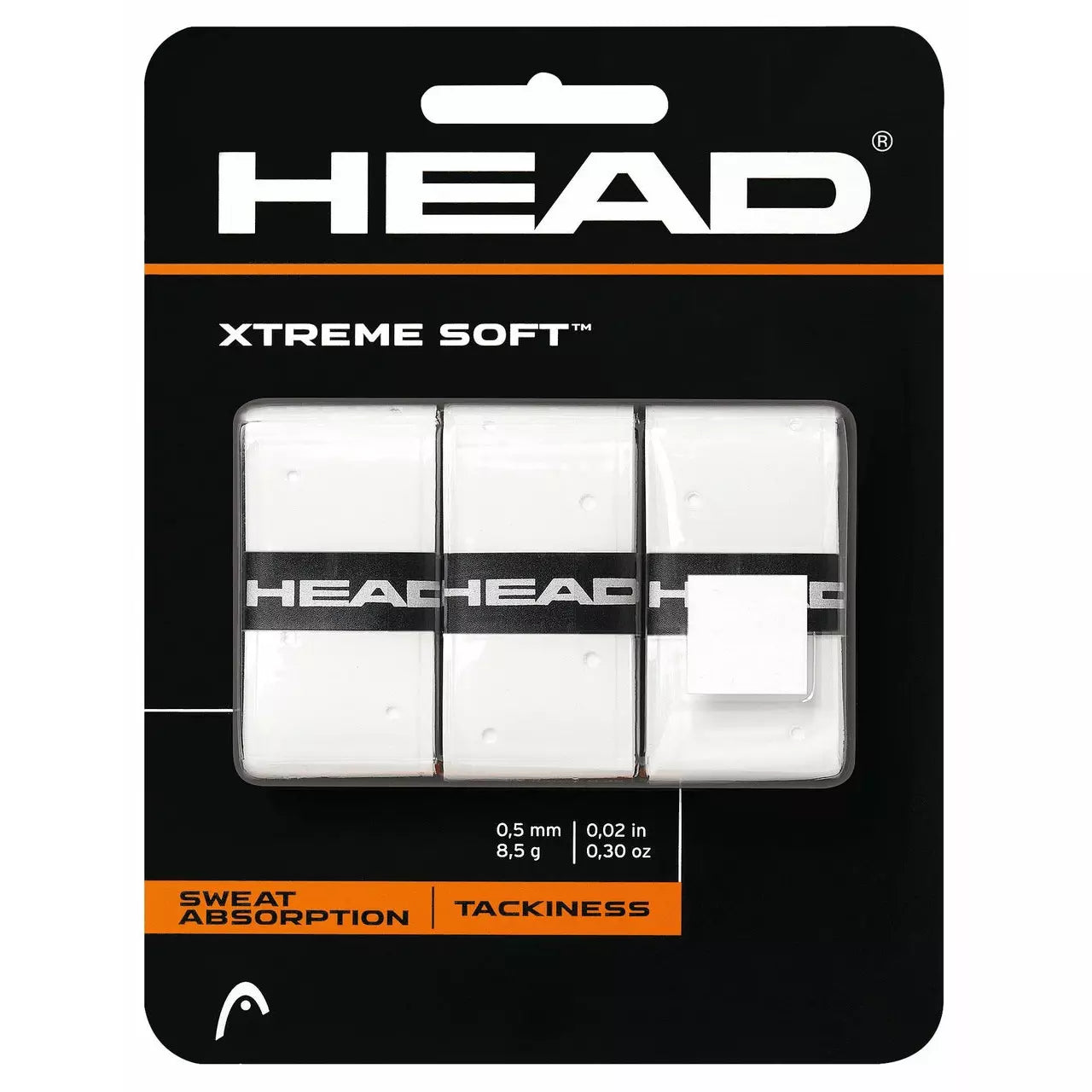 Head Xtreme Soft Overgrip 3 Pack white