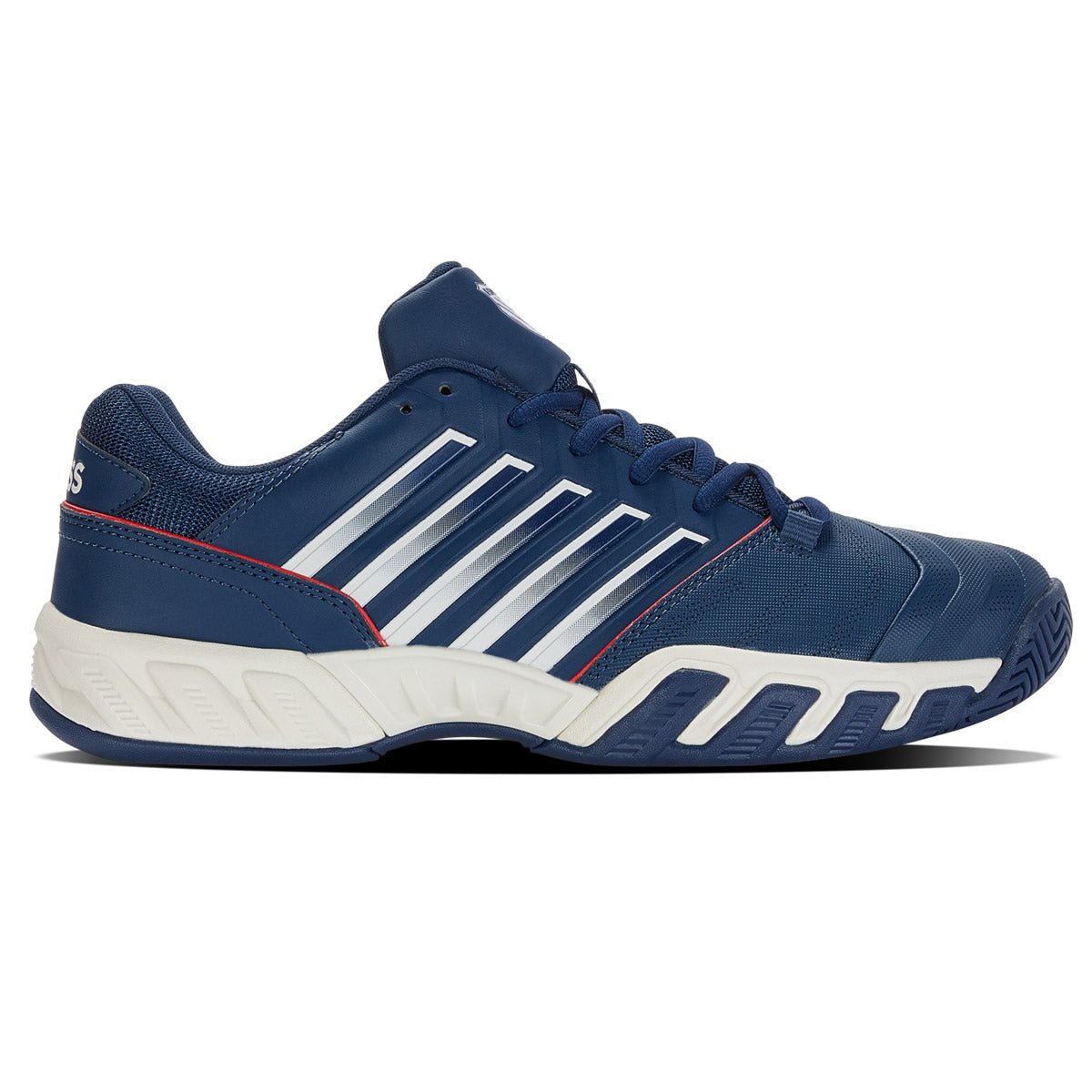 K-Swiss Bigshot Light 4 Mens Tennis Shoes - Blue Opal/Blanc De Blanc/Lollipop