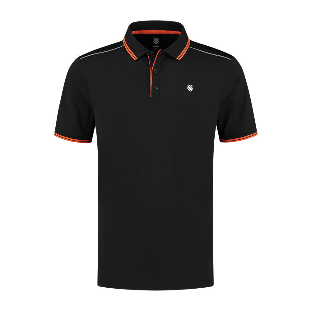 K-Swiss Men Hypercourt Polo Melange - Jet Black