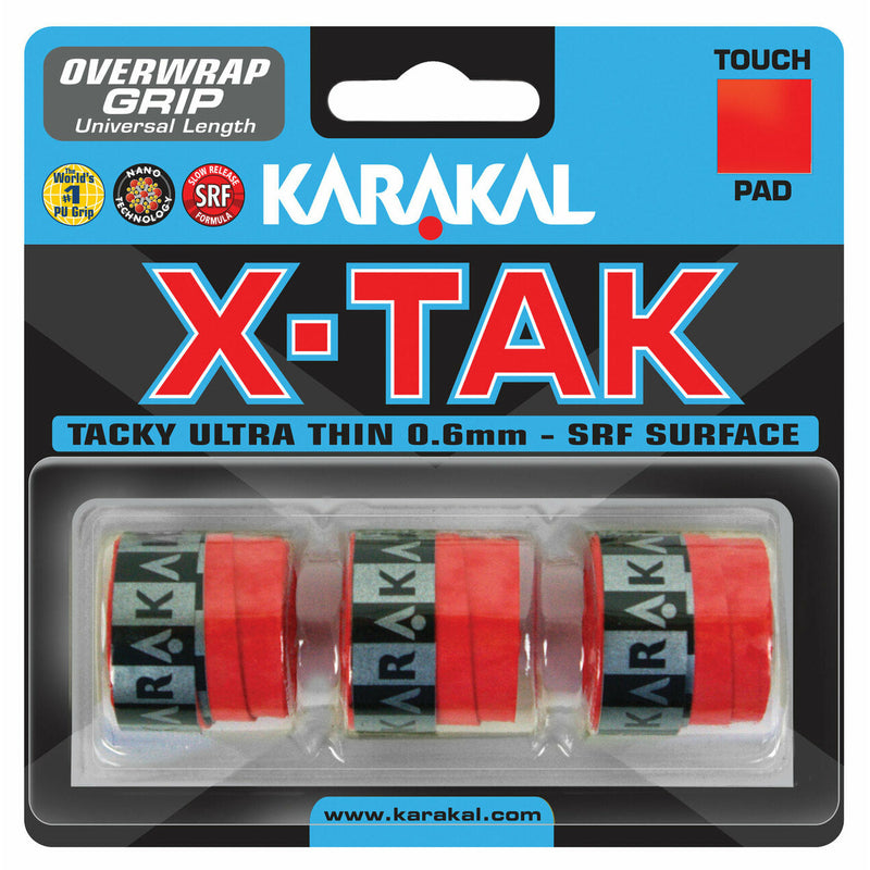Karakal X-Tak Overgrip 3 Pack