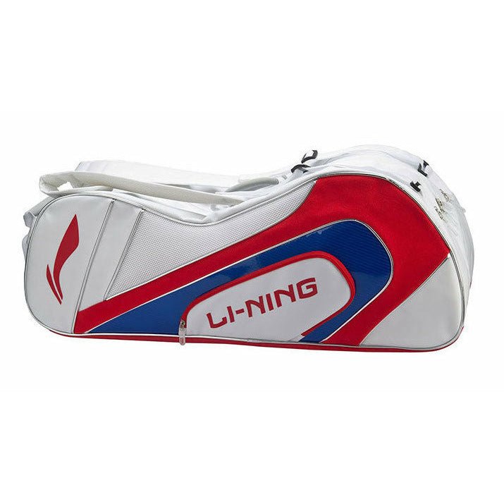 Li-Ning Badminton ABJP068-3 Team 6 Racket Bag -White