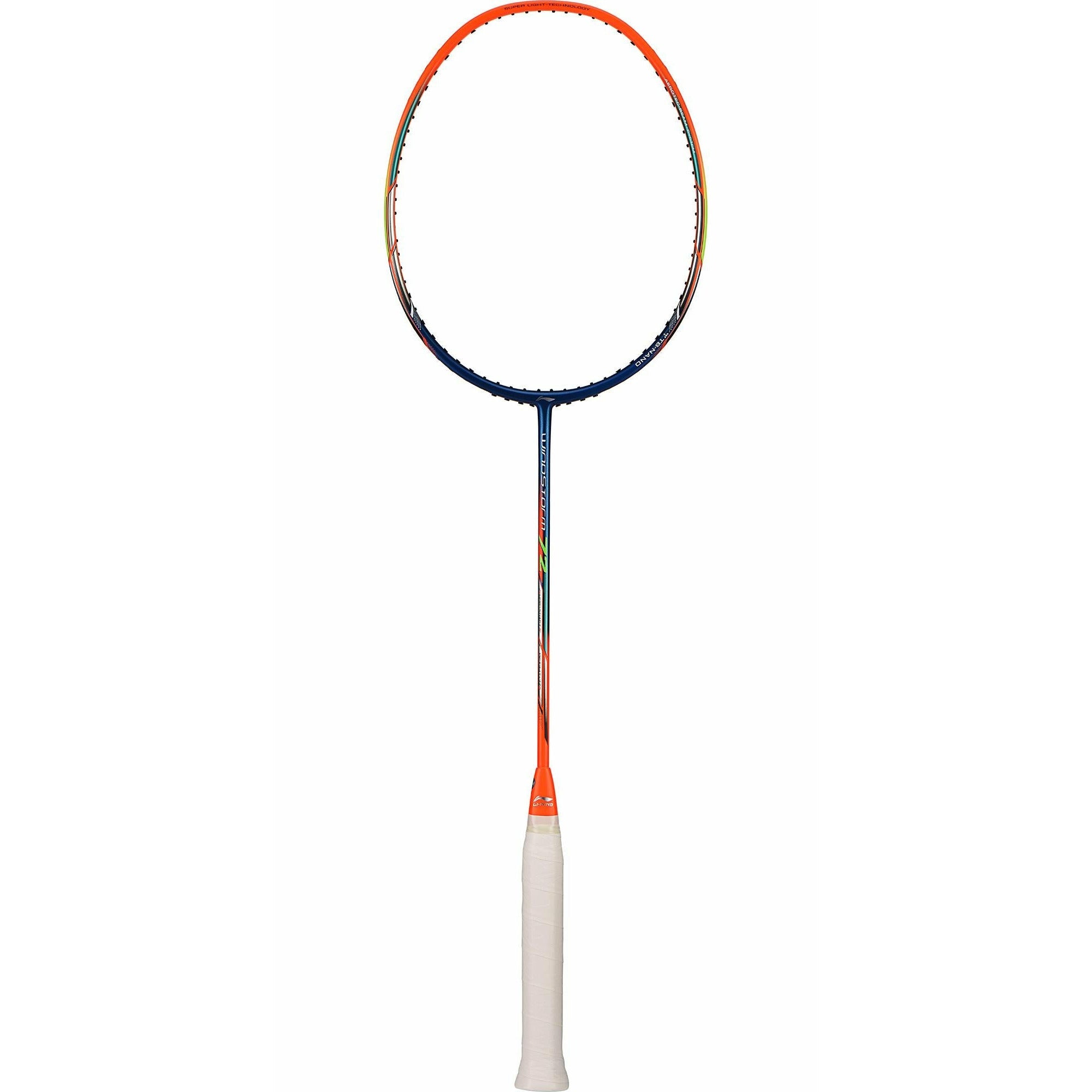 lining windstorm 72 orange badminton racket