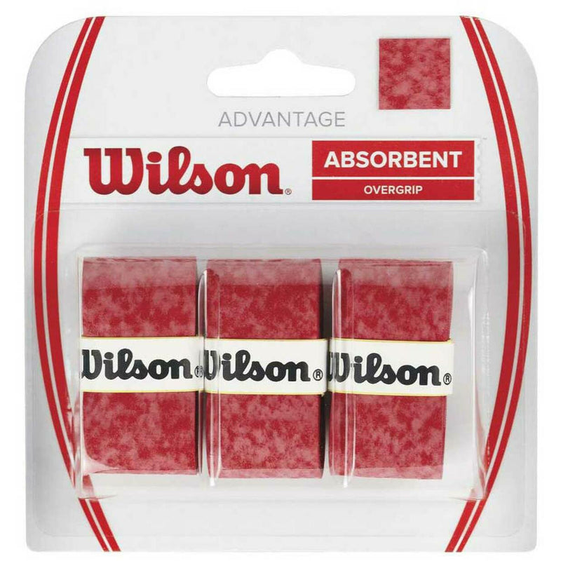 Wilson Advantage Overgrip 3 Pack red