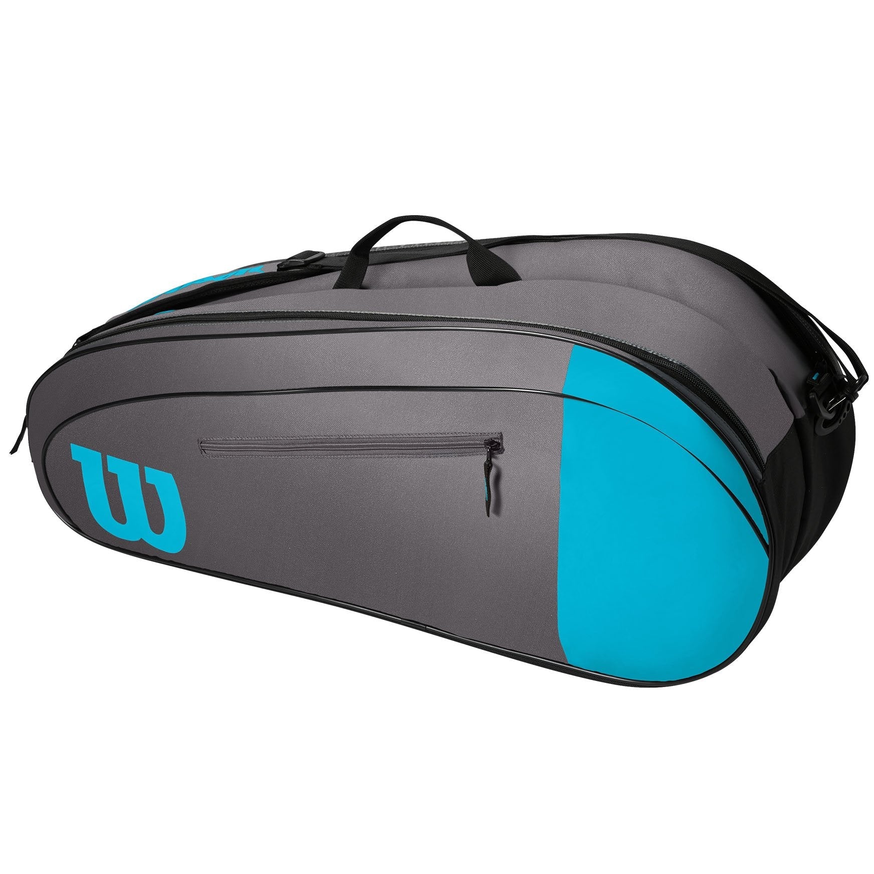 Wilson Team 6 Racket Bag - Blue/Grey