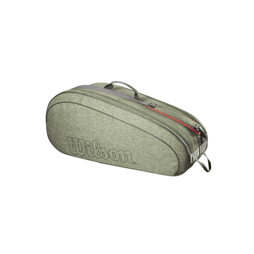 Wilson Team 6 Racket Bag - Heather/Green