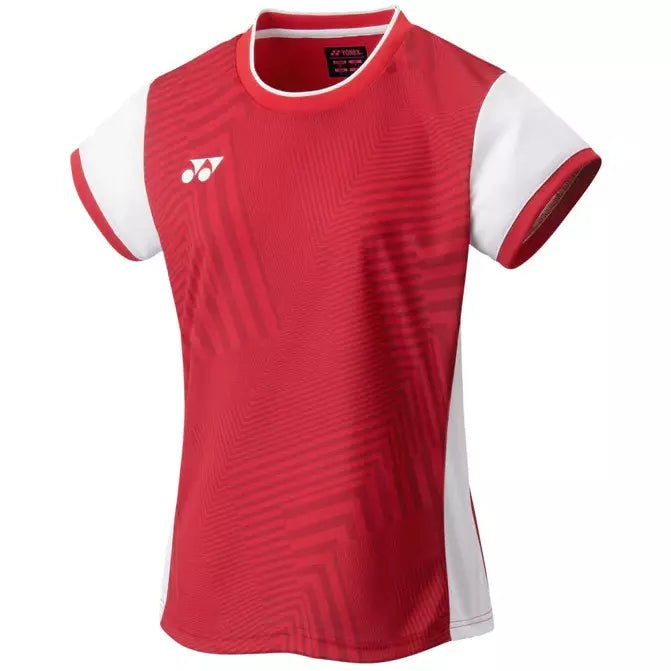 Yonex 20711EX Crew Neck Shirt Womens Shirt - Red