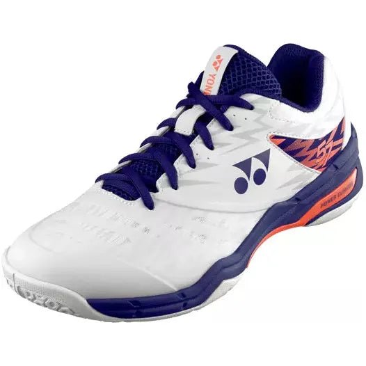 Yonex Power Cushion 57 Unisex Badminton Shoe - White/Orange