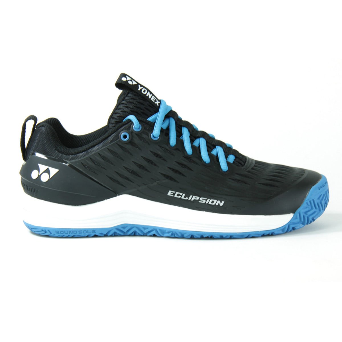 Yonex Power Cushion Eclipsion 3 Mens Tennis Shoes (Black-Blue)